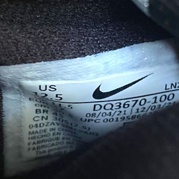 Nike Vapor Edge Pro 360 Football Cleats White Pure Platinum DQ3670-100 size 12.5 - Picture 8 of 9